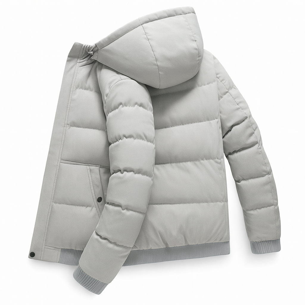 Pufferjacke mit Kapuze – TH
