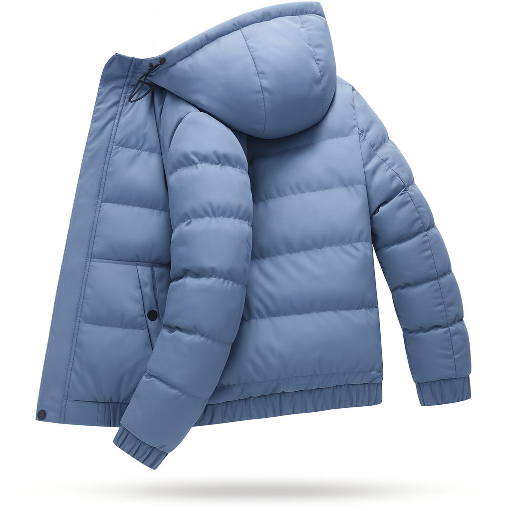 Pufferjacke mit Kapuze – TH