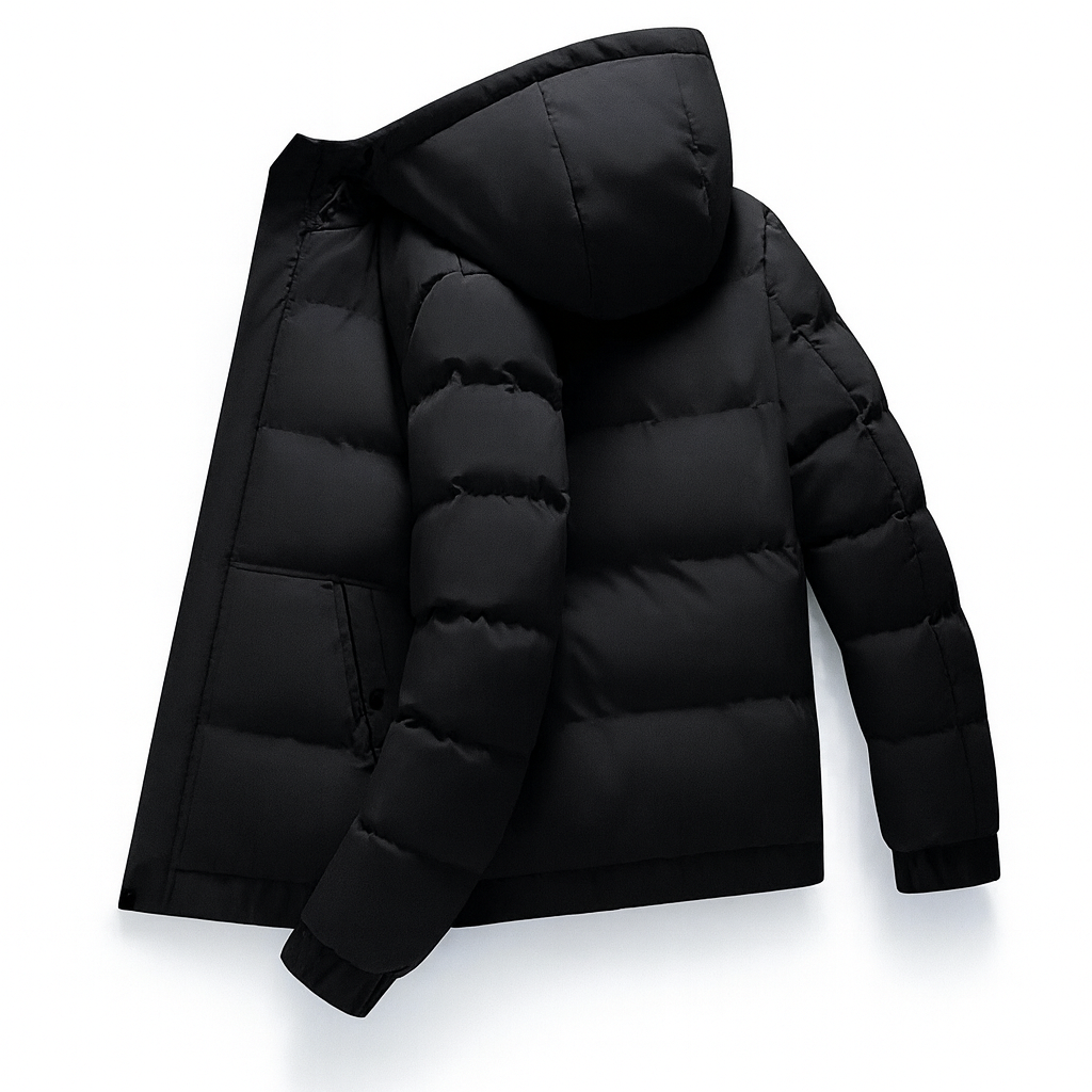 Pufferjacke mit Kapuze – TH
