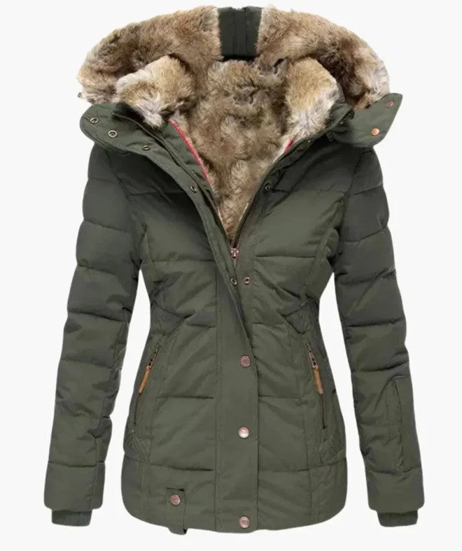 Veste d'hiver en fourrure